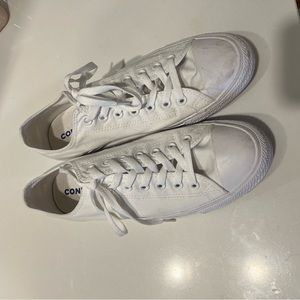 White converse mens size 10